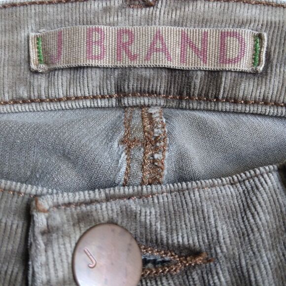 J Brand Corduroy Pants Skinny Leg Brown Retro Casual Women's 28 - Picture 4 of 11